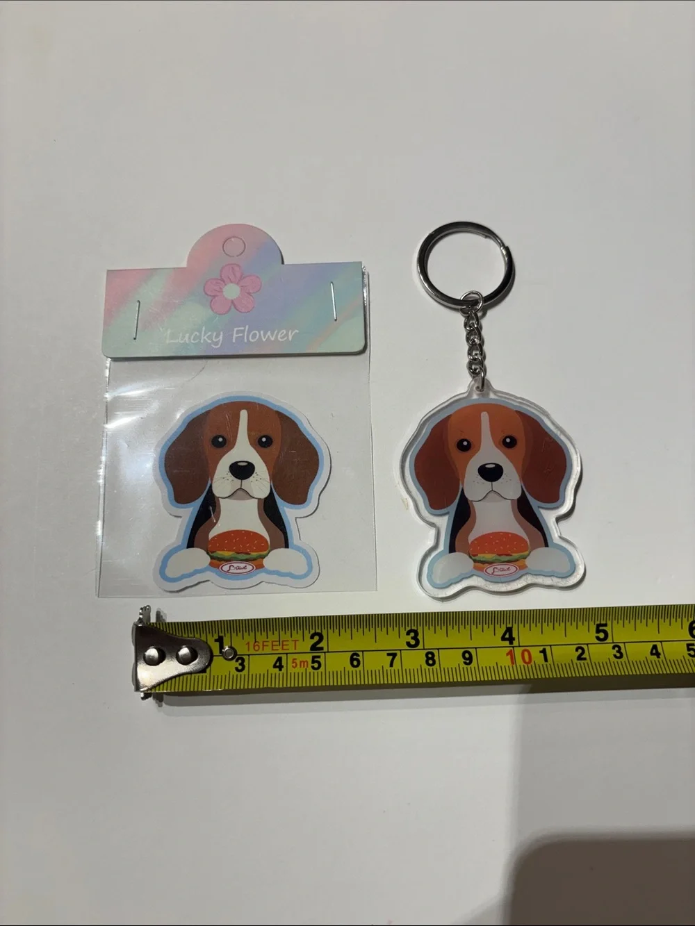 Beagle Keychain & Sticker Set - Picture 4 of 7